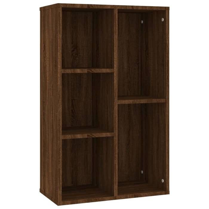 VidaXL Bibliothèque-Buffet chêne marron 50x25x80 cm bois d'ingénierie 826613