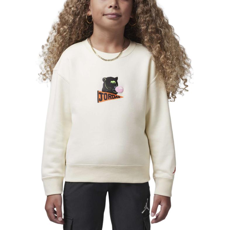 

Jordan Game Time Удобная модная универсальная толстовка с капюшоном Детские толстовки с капюшоном цвета кокоса и молока IB5834-113 L