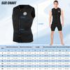 3mm Neoprene Wetsuit Top Vest Thermal Warm Sleeveless Vest for Diving Surfing Swimming Sailing