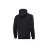 Li-Ning Einfacher Sport-Hoodie mit offener Vorderseite Herren-Hoodies Schwarz AWDT993-1