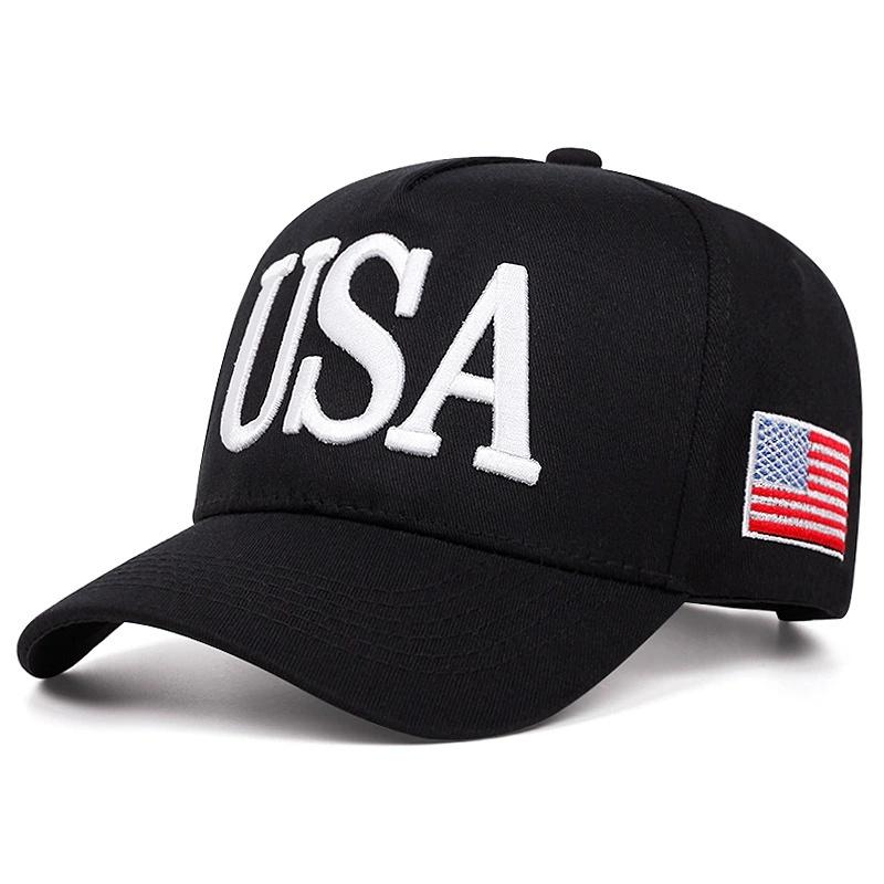 New Fashon USA Pattern Baseball Cap Women Charm Hip Hop Baseball Cap High Quality Party Gift US Caps