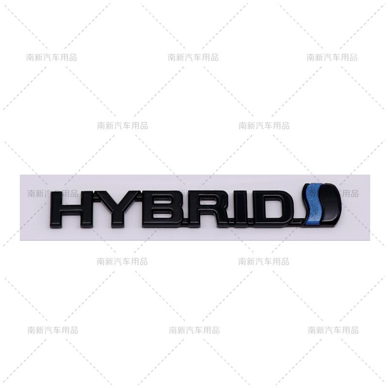 Logo Ibrido ABS 3D Emblema Parafango Laterale Bagagliaio Posteriore Badge Adesivo per Auto Decalcomanie per Prius Camry Crown Auris Rav4 Yaris L Highlander