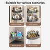 Corner Suction Cup Shower Caddy with Hooks No Drilling Removable Bathroom and Kitchen Storage Organizer for Bathrooms Storage