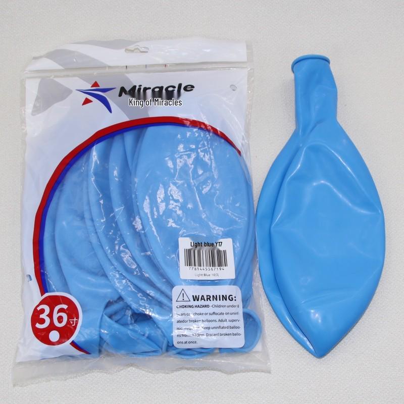 Miracle Star 36" Transparent Latex Balloon for Birthday, Party, Wedding Decor