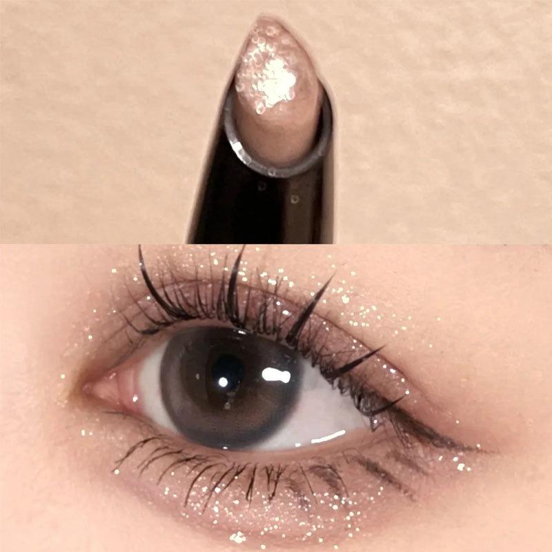 Shimmery Glitter Pearlescent Under Eye Silkworm Eyeshadow Stick Highlighter Pen For Women