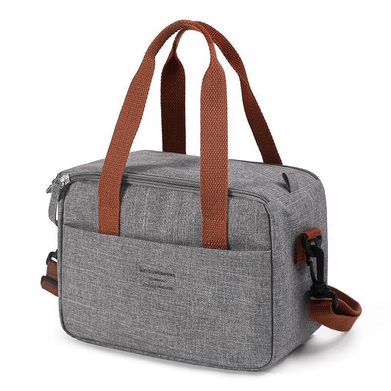 Large Capacity Lunch Box High Aesthetic Value Office Worker Student Bento Bag Lnsulated Tote Bag Portable Picnic Bag Ice Pack Food Bag