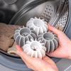 4 pezzi/set Palla da bucato riutilizzabile in silicone per decontaminazione e anti-groviglio per evitare che i vestiti si annodino; palla magica per la pulizia