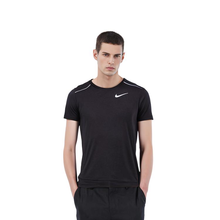 Nike Running T Shirt Men's Black CU0327-010