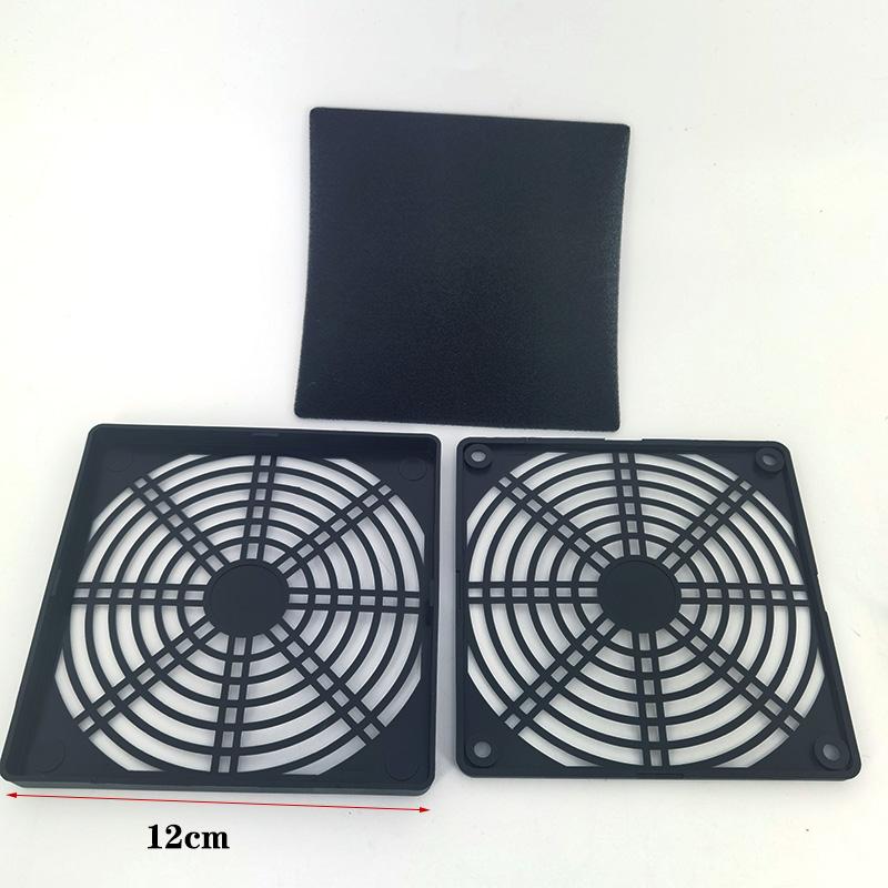 3v1 plastový prachotěsný kryt ventilátoru 12cm 120mm pouzdro ventilátoru prachový filtr ochranný mřížka pro PC čištění počítače chlazení
