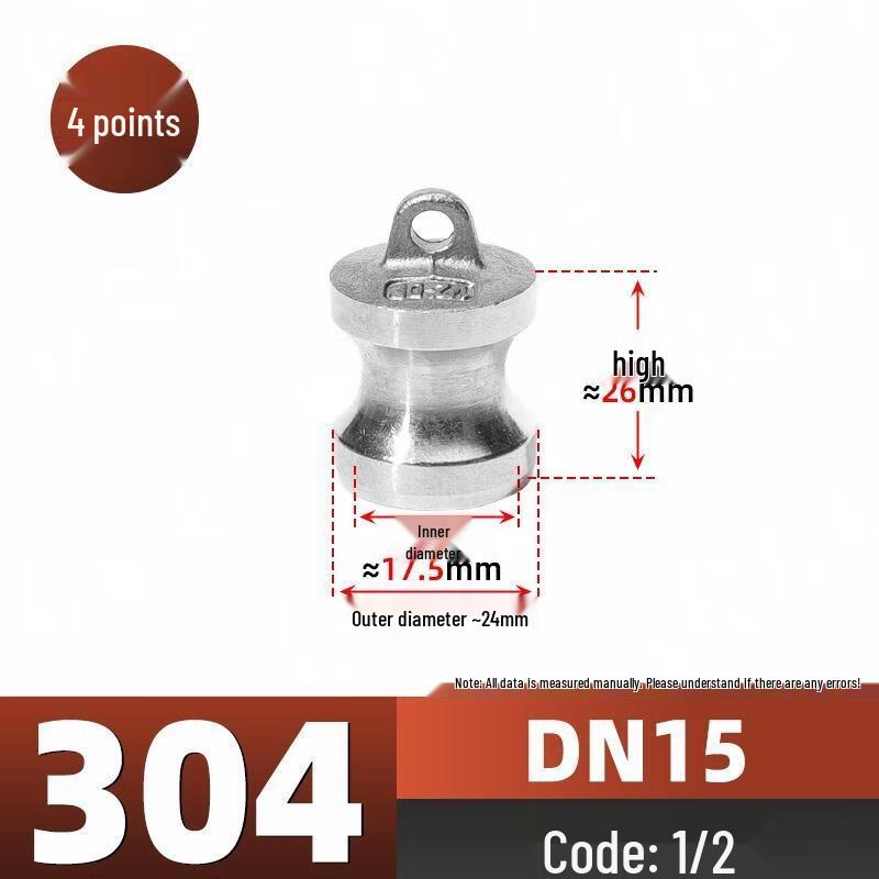Yusu 304 Stainless Steel High-Pressure Quick Connector