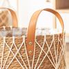 Rattan Storage Basket Living Room Flower Pot Home Decor Durable Net Pocket Pot Outdoor Lawn Decoration
