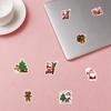 35pcs-70pcs Joyful Santa Claus Stickers Cartoon Christmas Teacher Reward Stickers Stickers For DIY Phone Laptop