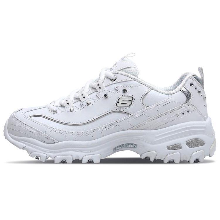 Skechers D Lites Silver/White Women`s 11979-WSL