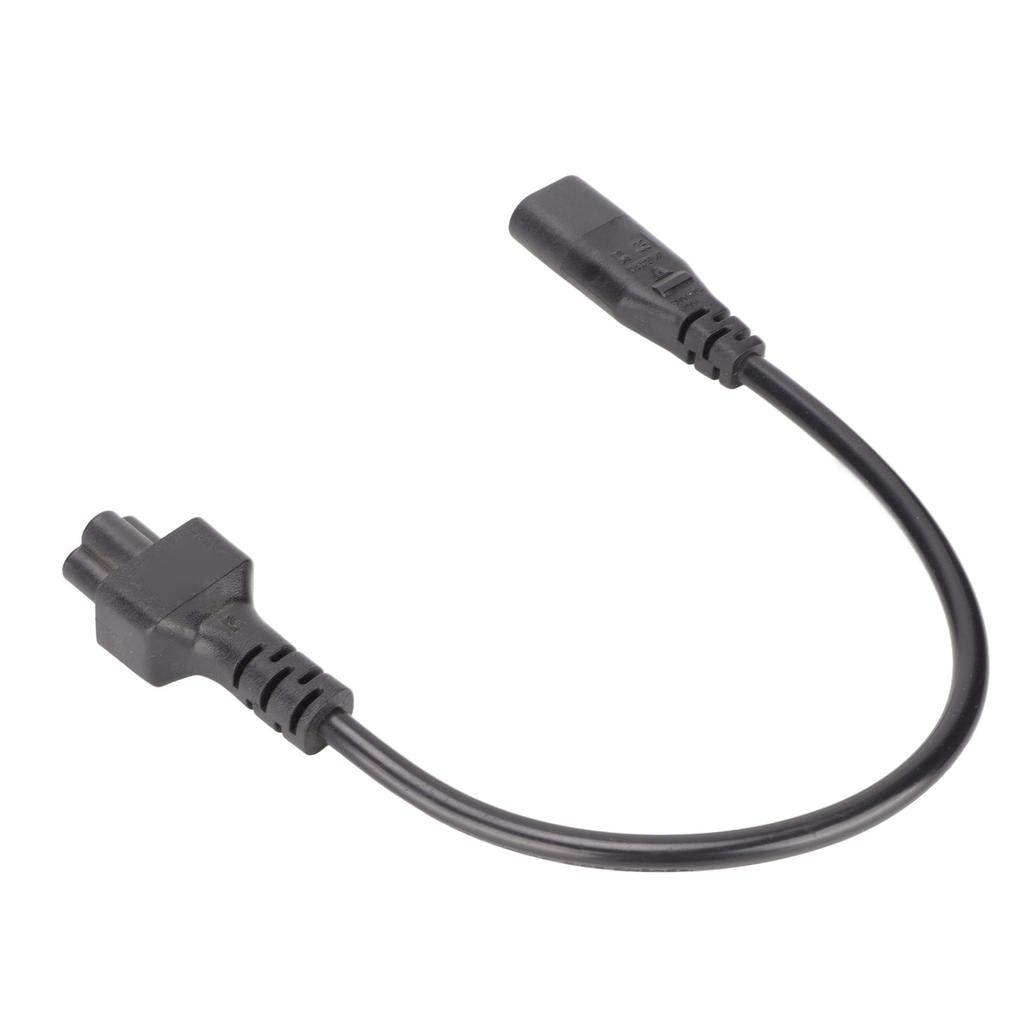 IEC320 C8 to IEC320 C5 Power Cord IEC320 C8 Male to C5 Female Cable Adapter for 3 Prong Laptop Power Adapters 100‑250V