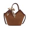 Trendy Large Capacity Woven Tote Bag For Women Ideal For Daily Use And Beach Getaways