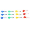 12Pcs Magnetic Darts Plastic Replacement Darts for Magnet Dartboard Kids Adults Target Game Toys Red Green Blue Yellow
