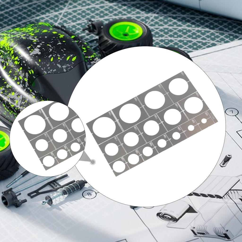 Spray Stencil Template Tools,Circle Stencil,Professional,Model Making Accessories,DIY Projects