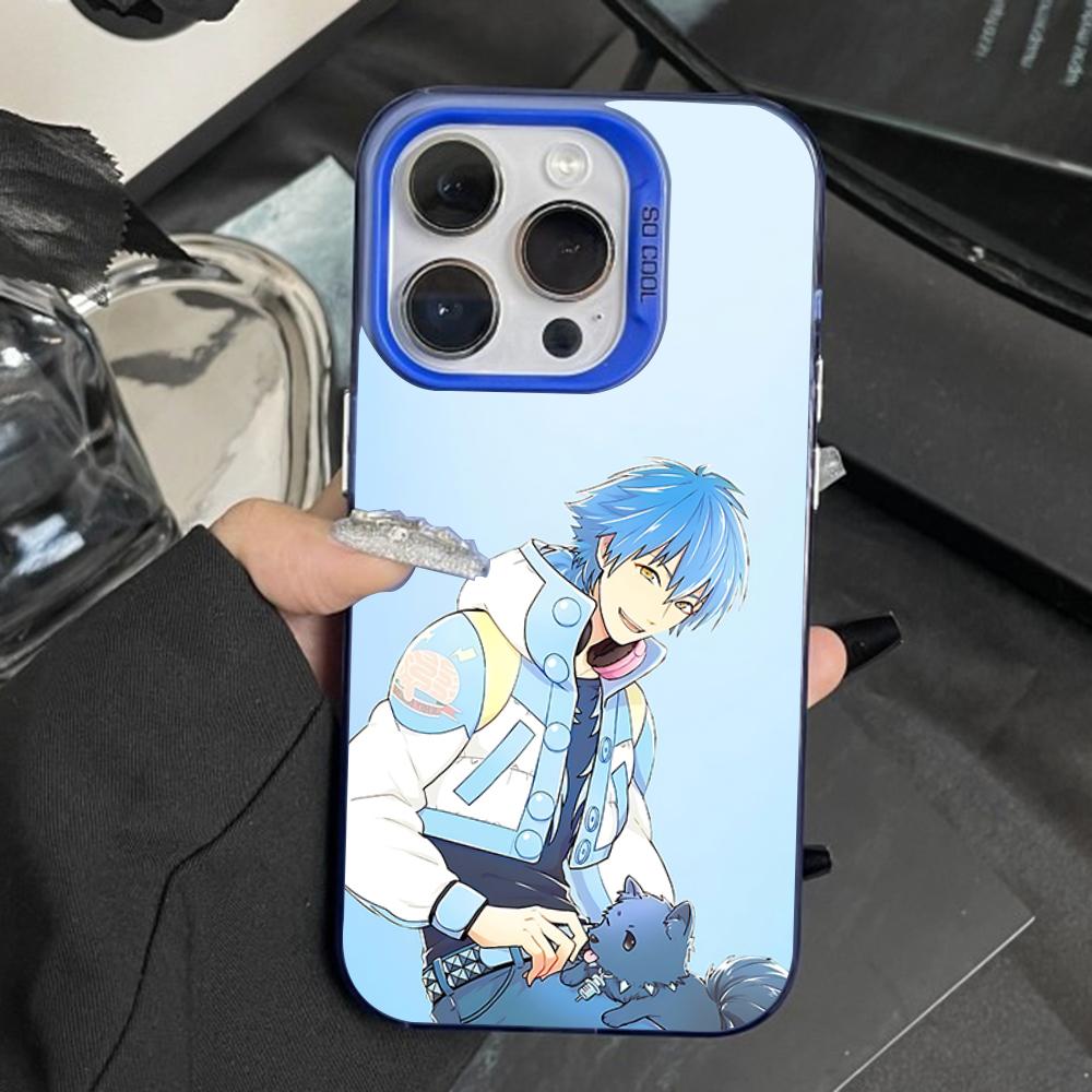 D-Dramatical M-Murder Aoba Seragaki Phone Case For iPhone 16,15,14,13,12,11,Pro,Max,Plus,Mini,XS Anti Fall Blue Matte Bumper