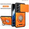 Slide Lens Camera Protection Funda for Tecno Spak 40 Pro Plus Case Magnetic Ring Stand Cover for Tecno Spak 40 4G Armor Case