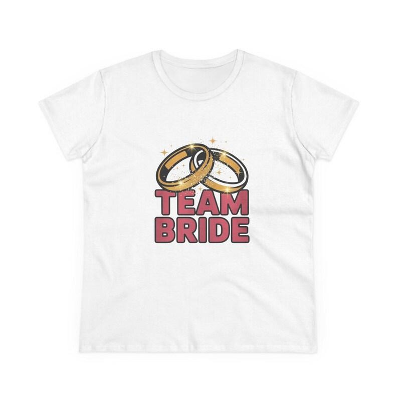 Team Bride Wedding Rings Children s T-Shirt | Bachelorette Bridesmaids Party Tee 130