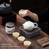 Chaxun Continuous Joy Chinese Ceramic Tea Set with Xi Shi Pot