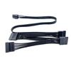6Pin To 4x SATA Straight, SSD HDD Power Cable for Corsair RM650x, RM750x, RM850x, RM1000x RM-x Type 4 Modular Power Supply Units