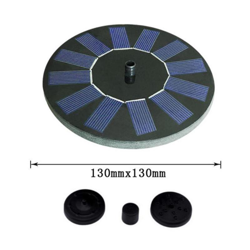 Fontana solare per esterni Fontana galleggiante Fondo per uccelli Pompa per fontana Taskota