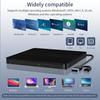 2-in-1 USB3.0 Type-C Slim External DVD Burner RW CD Writer Drive Burner Reader Player Optical Drives Portable For Laptop Desktop
