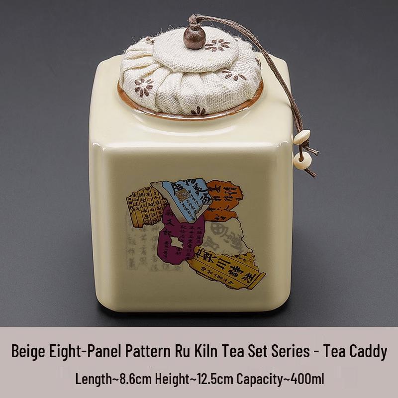 Ge Kiln Crackled Ceramic Tea Caddy