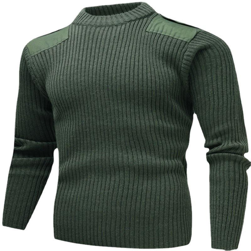 Anpassbarer Herren Afrikanischer Arbeitsschutz Wollpullover - Langärmliger, Kälteabweisender Winter Sicherheits-Pullover