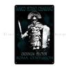 Audentes Fortuna Iuvat SPQR Antica Roma Argento Romano Aquila Invictus Metallo Muro Grotta Garage Progettazione Decorazione Latta Segno Poster