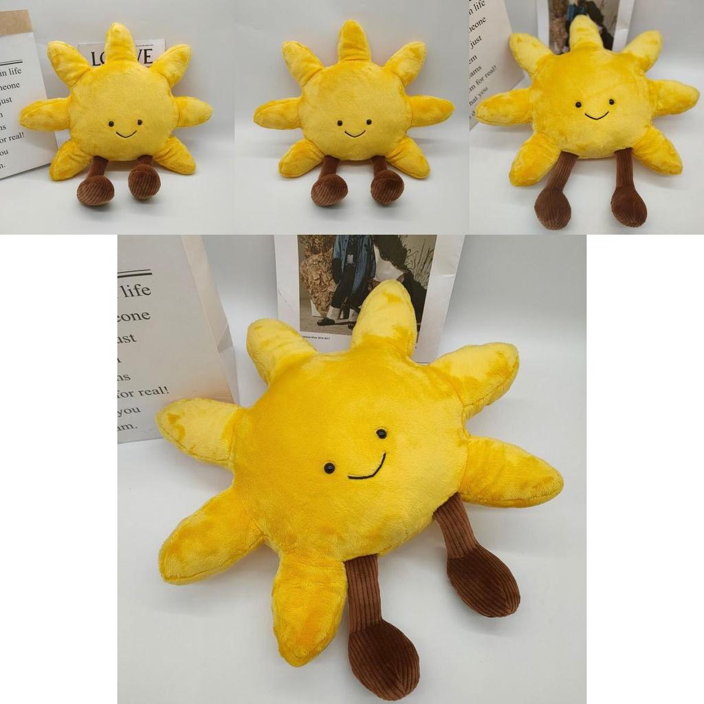 Adorable 15.7in Amuseable Sun Plush Toy Soft Stuffed Doll Pillow Kids Xmas Gift