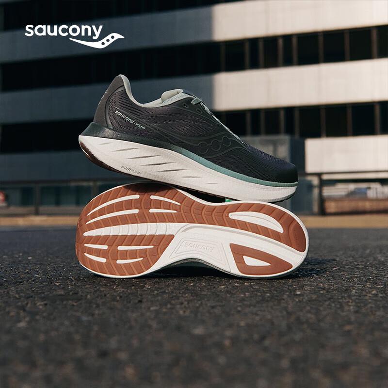 Saucony Men s Ride 18 Cushioned Running Shoes EU 43
