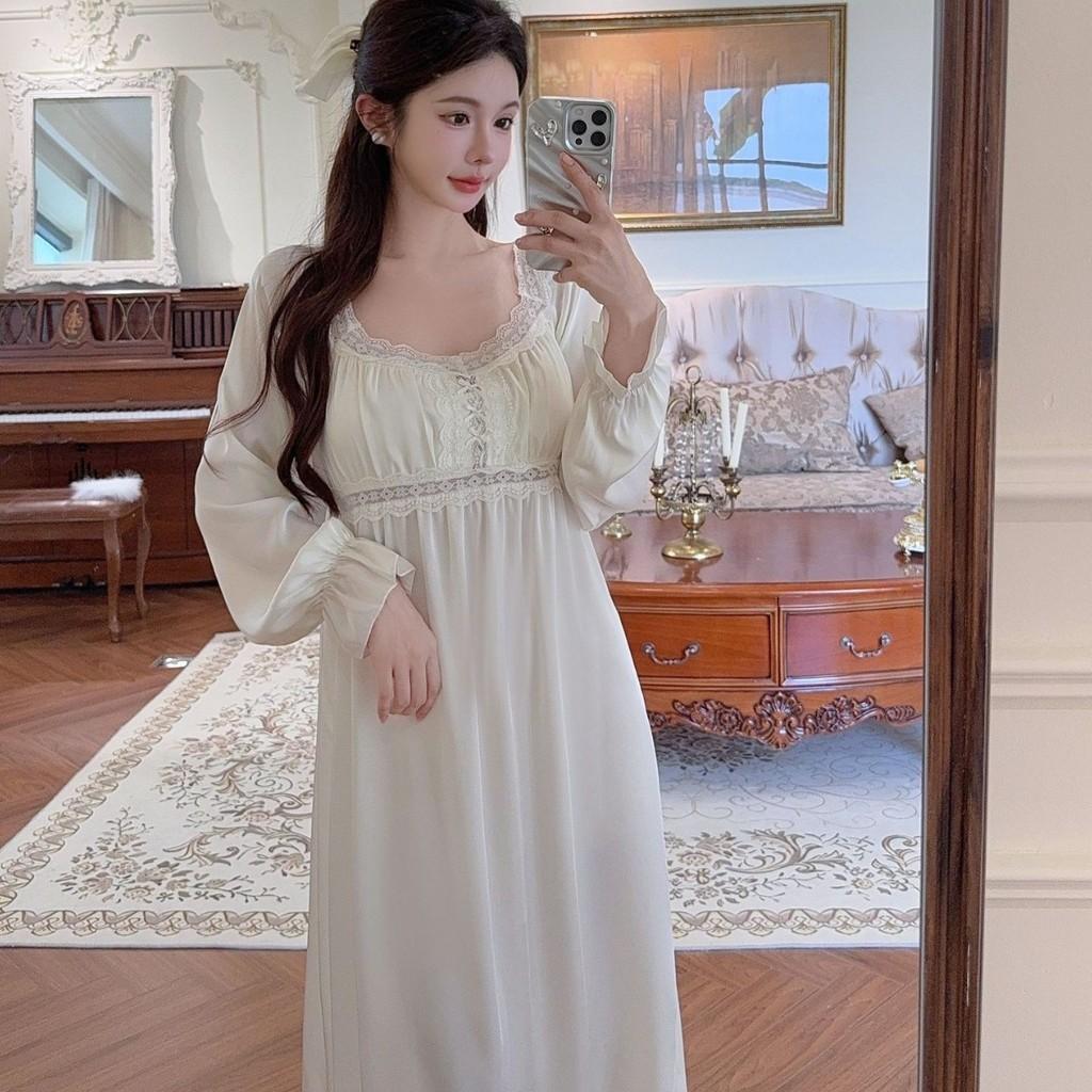 Women Ice Silk Sleep Dress With V Neck Sleeveless Design For Home Comforts