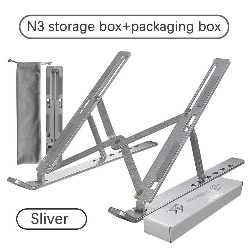Portable Laptop Stand Aluminum  Notebook Laptop Lifting Bracket Support Macbook Air Pro Holder Accessories Foldable Lap Top Base