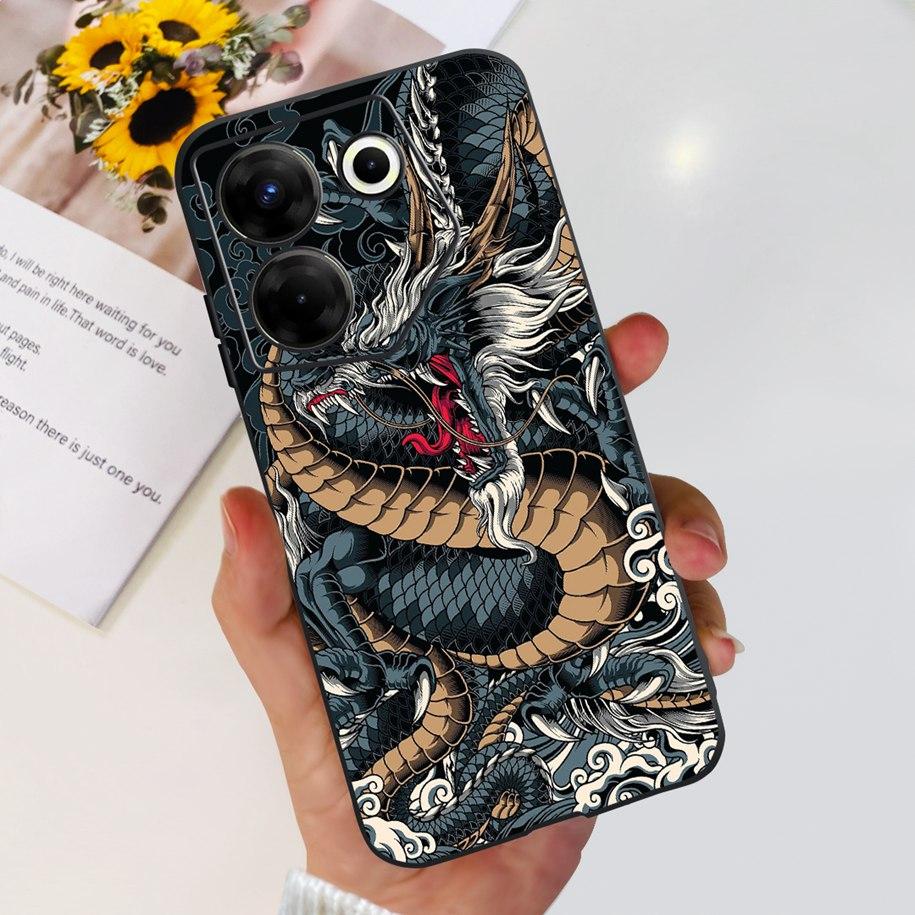 For Tecno Camon 20 Pro 5G Case Marble Cover For Tecno Camon 20 Bumper Soft Silicone Phone Cases For Camon20 Pro CK8n CK7n Fundas