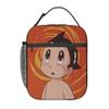 Astro Boy Anime Lunch Bag Casual Lunch Box Office Portable Insulated Tote Food Bags For Child Oxford Print Cooler Bag