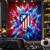 Wall Hanging Tapestry Atletico Madrid Print Cloth for Living Room Bedroom Home Decor