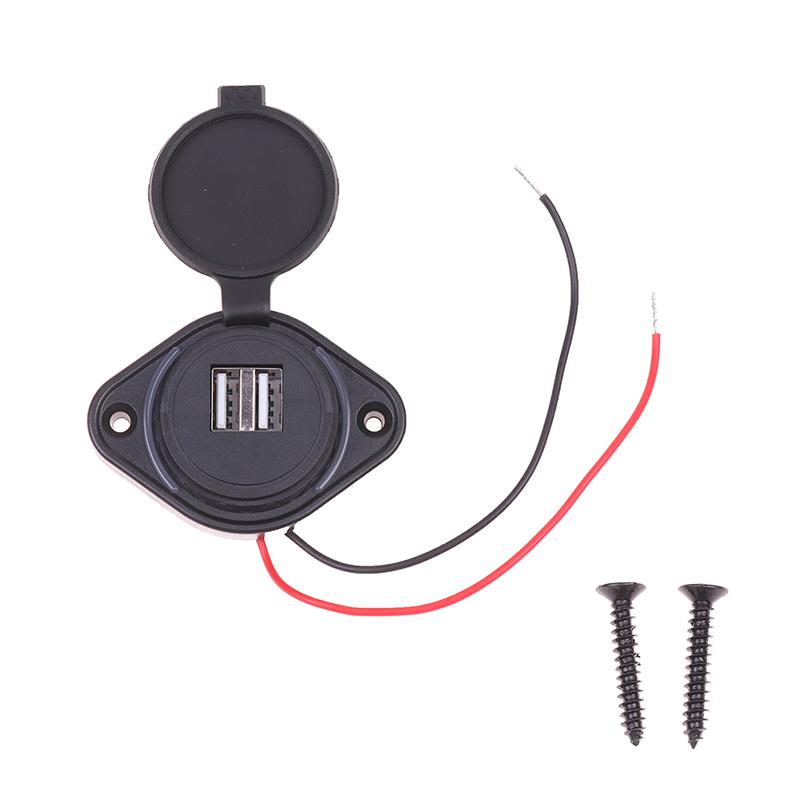 

3.1A Двойной USB-разъем для зарядного устройства Автомобильное зарядное устройство Двойной водонепроницаемый адаптер Розетка питания