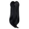 Topper Capelli Stratificati Ombré con Frangia Dritto Naturale Topper Parrucche per Capelli Sottili