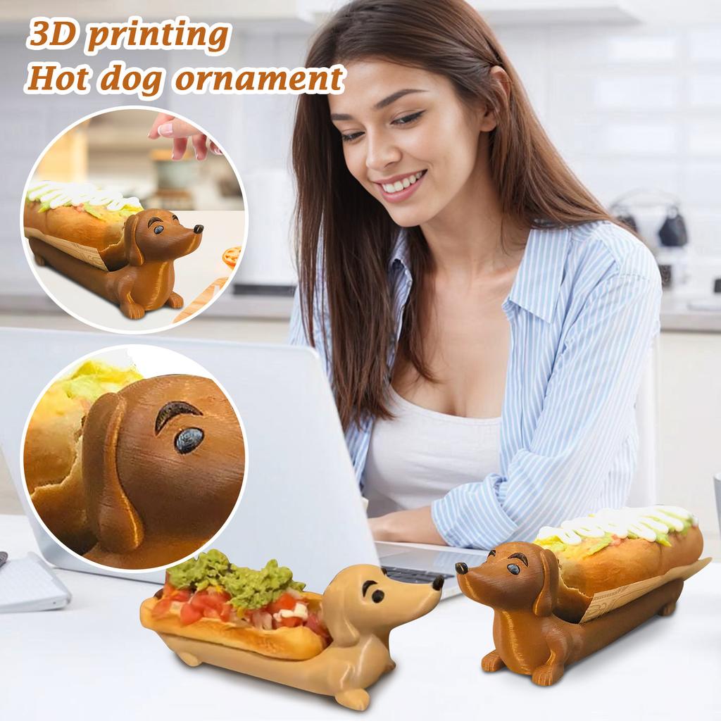 Sausage Dog Tray. Fun Hot Dog Sushi Tray. Candy Plate. Sausage Dog Meal Plate. Cute Shape Sandwich Dog Meal Plate For Home Decoration