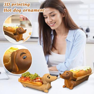 Sausage Dog Tray, Fun Hot Dog Sushi Tray, Candy Plate, Sausage Dog Meal Plate, Cute Shape Sandwich Dog Meal Plate For Home Decoration