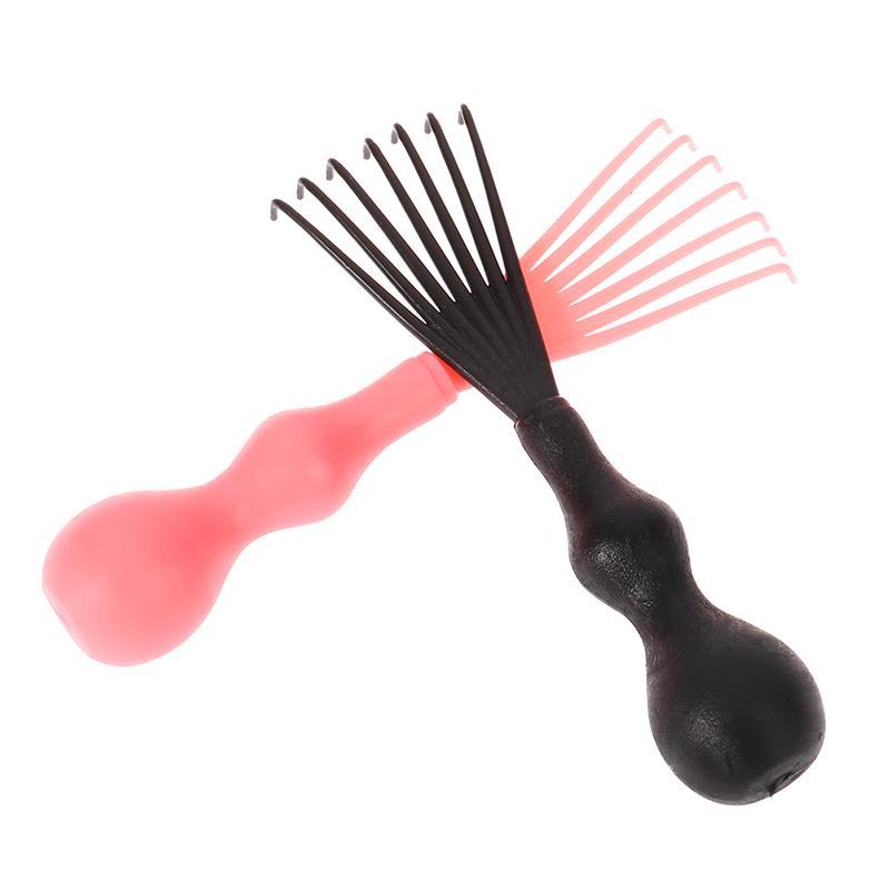 1 szt. Szczotka do włosów Grzebień Czyścik Czyszczenie Usuwanie włosów Rękojeść Osadzone narzędzie