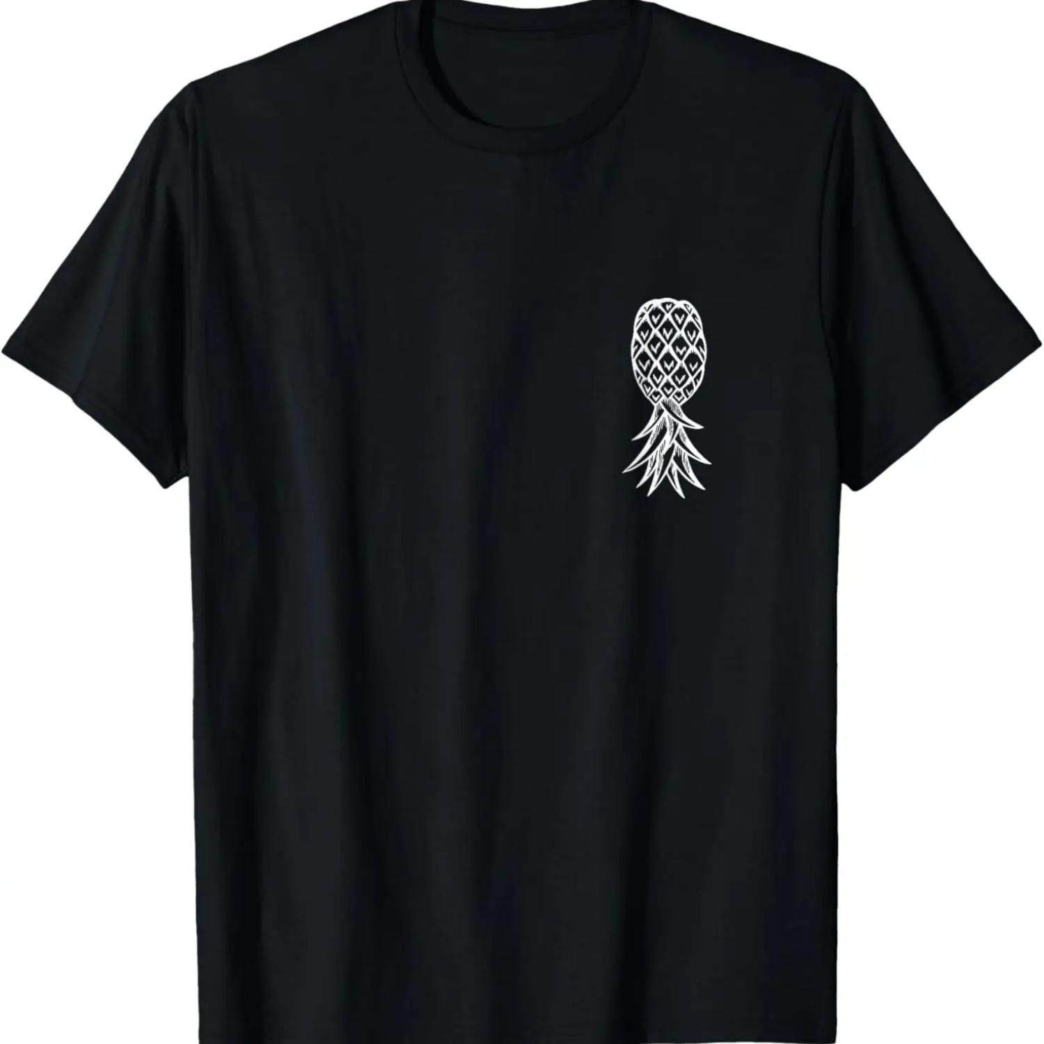 Graphic Pineapple Sunset Palm Tree Cool Beach T-shirt S