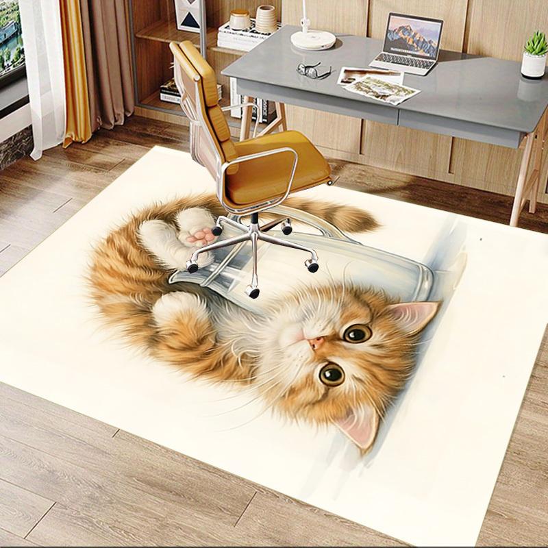 1PC cat milk Extra Large Non Slip Floor carpet, Office, family, bedroom Large Area Rug Indoor Rugs, Vibrant Colors
