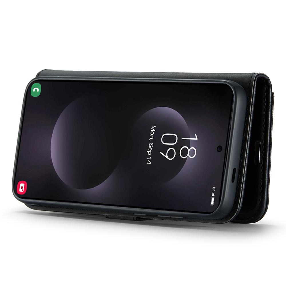 DG.MING for Samsung Galaxy S25 Edge Case Detachable Split Leather Phone Cover