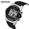 Sanda Men's Waterproof Sport Quartz Watch - Multifunctional & Hot-Selling