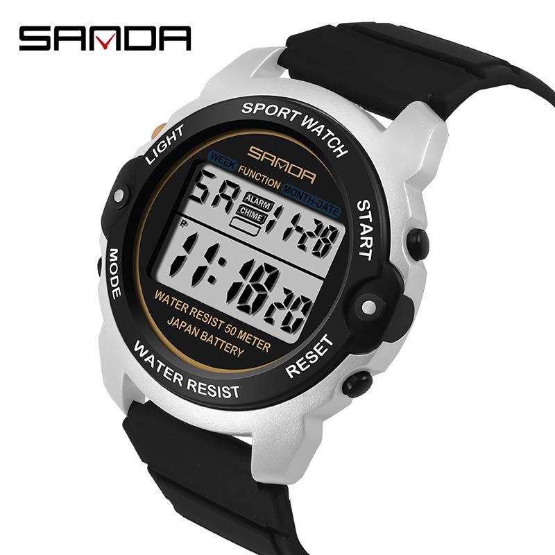 Sanda Men's Waterproof Sport Quartz Watch - Multifunctional & Hot-Selling