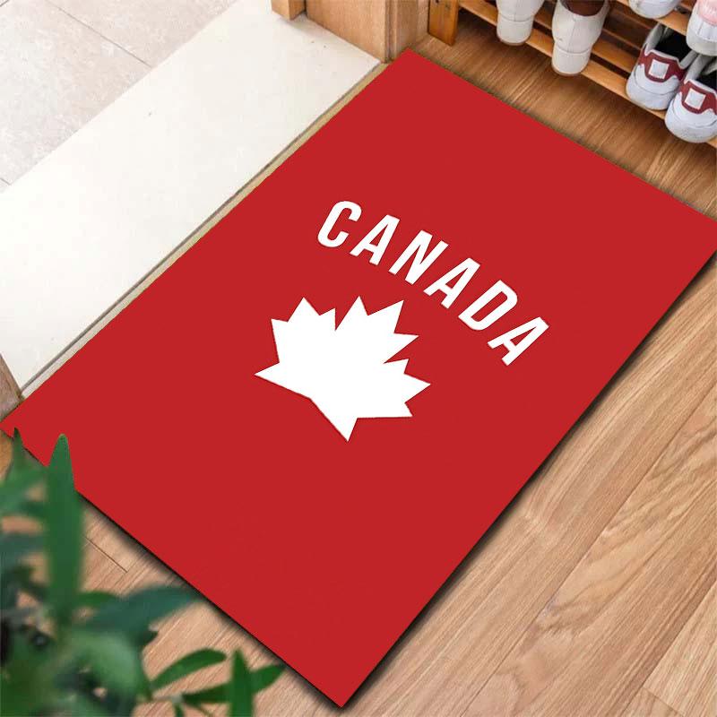 Canada Men's National Soccer Team Carpet Rug for Living Room Bedroom Home Sofa Decoration,Kids play Non-slip Floor Mat