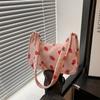 Stylish Minimalist Shoulder Bag For Casual Summer Outings Trendy Strawberry Print